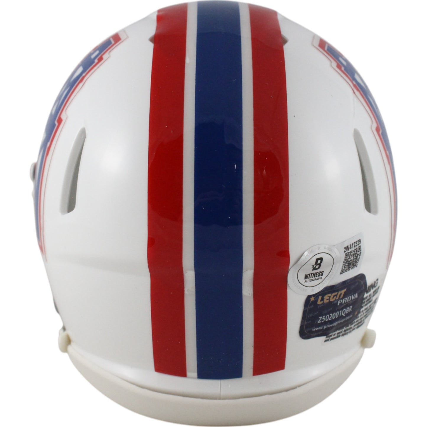 Warren Moon Autographed Houston Oilers Throwback Mini Helmet (HOF)