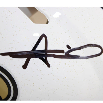 Alvin Kamara Signed New Orleans Saints 2025 Alternate Pro Helmet