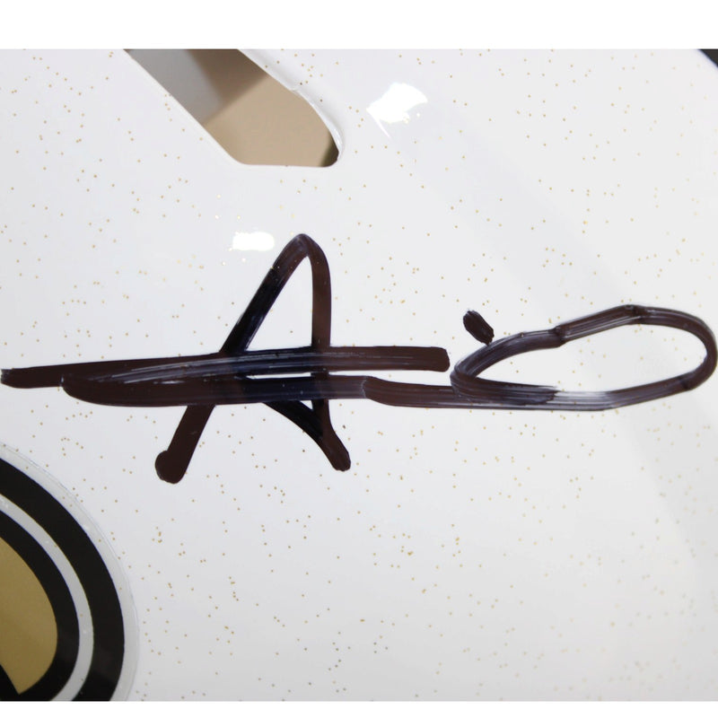 Alvin Kamara Signed New Orleans Saints 2025 Alternate Pro Helmet