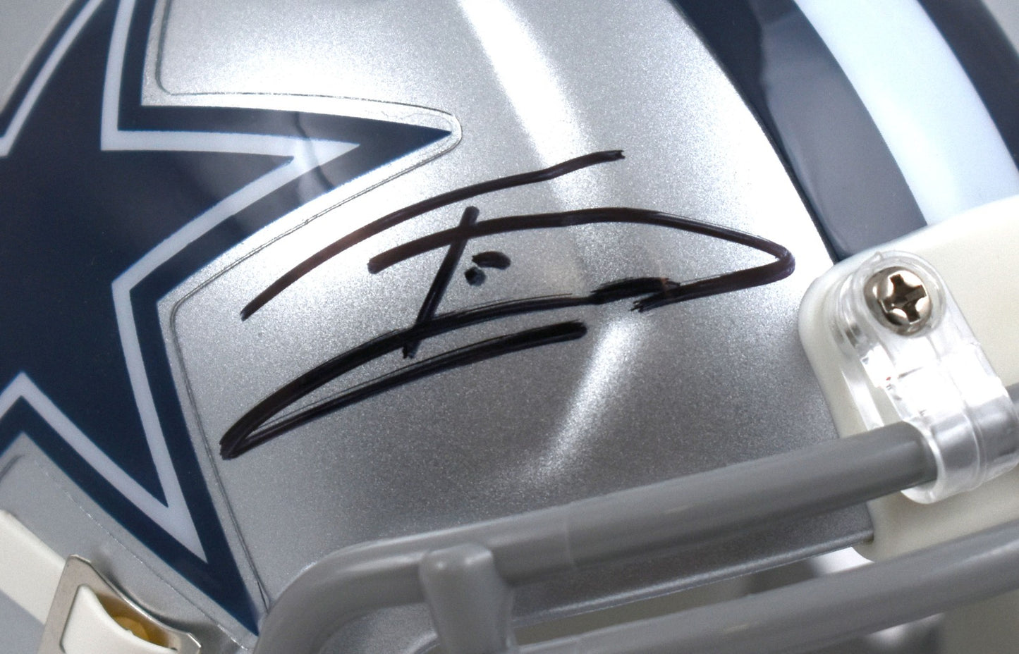 Trevon Diggs Signed Dallas Cowboys Speed Mini Helmet