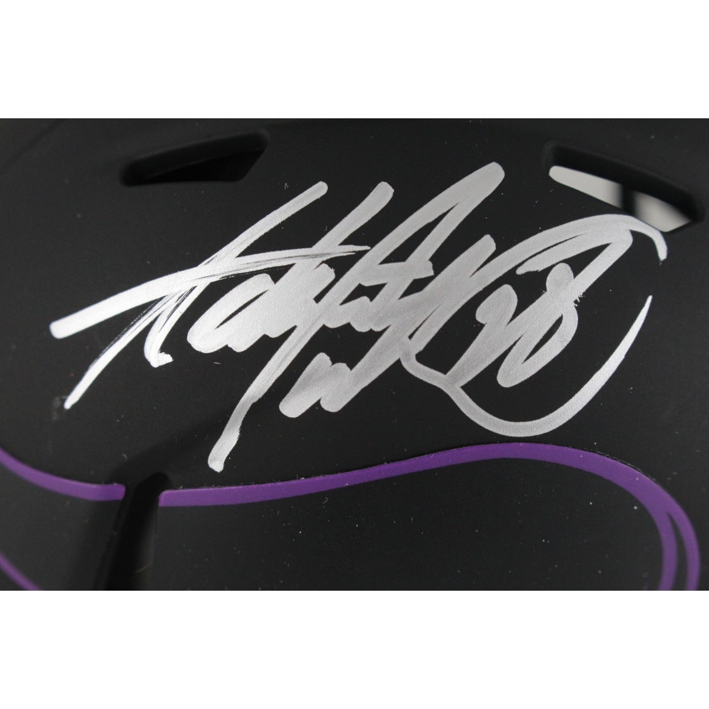 Adrian Peterson Minnesota Vikings Autographed Eclipse Mini Helmet