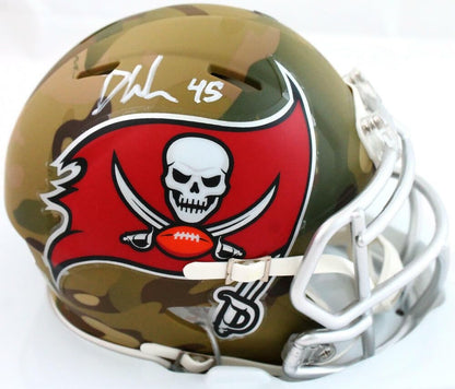 Devin White Signed Tampa Bay Buccaneers Camo Speed Mini Helmet