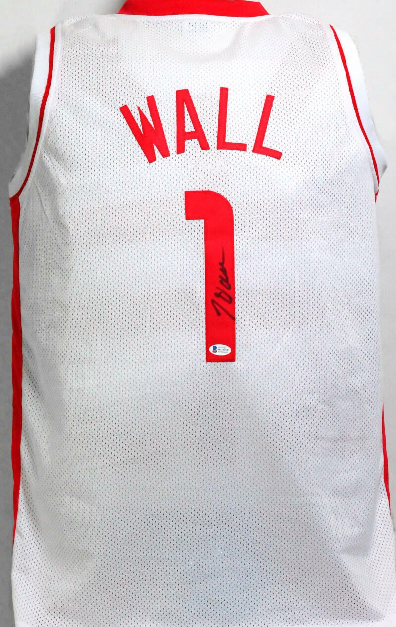 John Wall Autographed Houston Rockets Custom White Jersey
