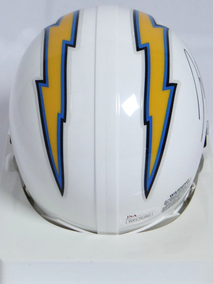 Joey Bosa Autographed Los Angeles Chargers Mini Helmet - Black