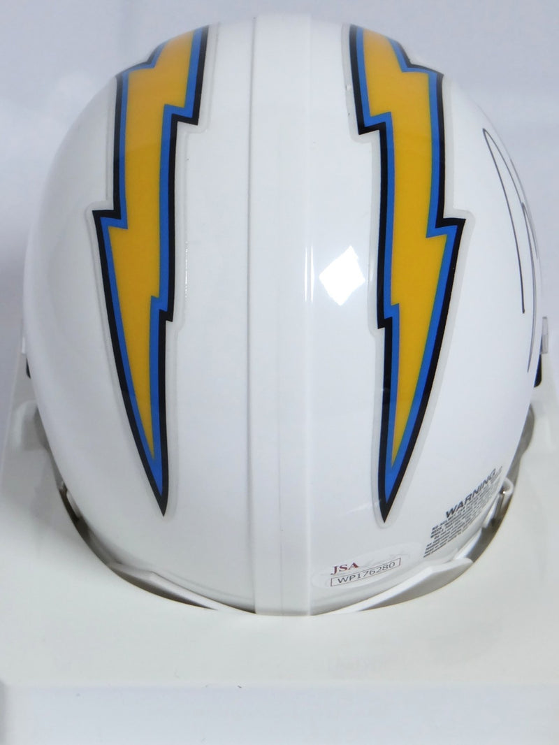 Joey Bosa Autographed Los Angeles Chargers Mini Helmet - Black