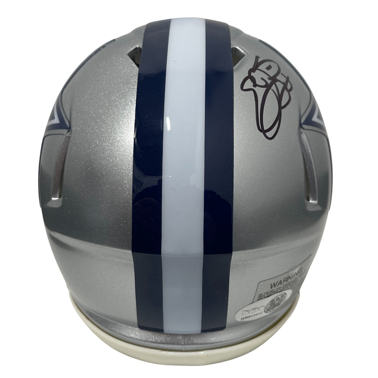 Emmitt Smith Signed Dallas Cowboys Speed Mini Helmet JSA