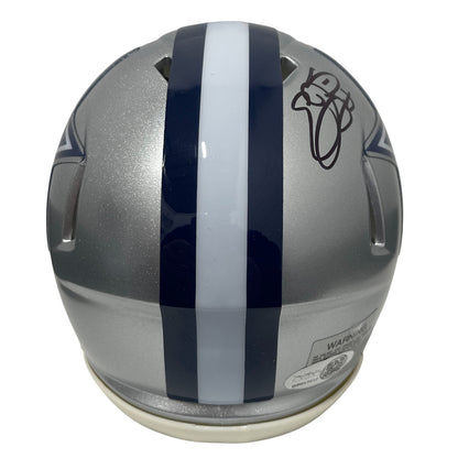 Emmitt Smith Signed Dallas Cowboys Speed Mini Helmet JSA