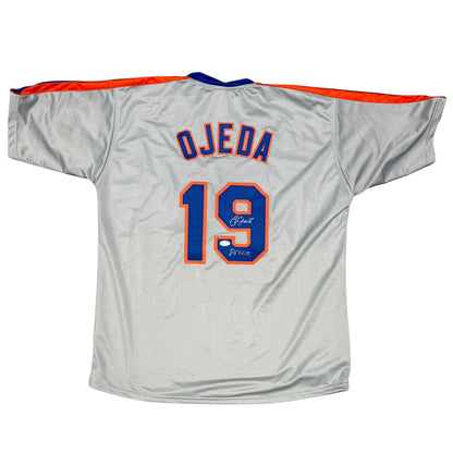Bobby Ojeda Signed New York Mets Custom Jersey (86 WSC Inscription)