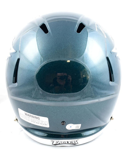 D'Andre Swift Signed Philadelphia Eagles Full Size Speed Helmet - White
