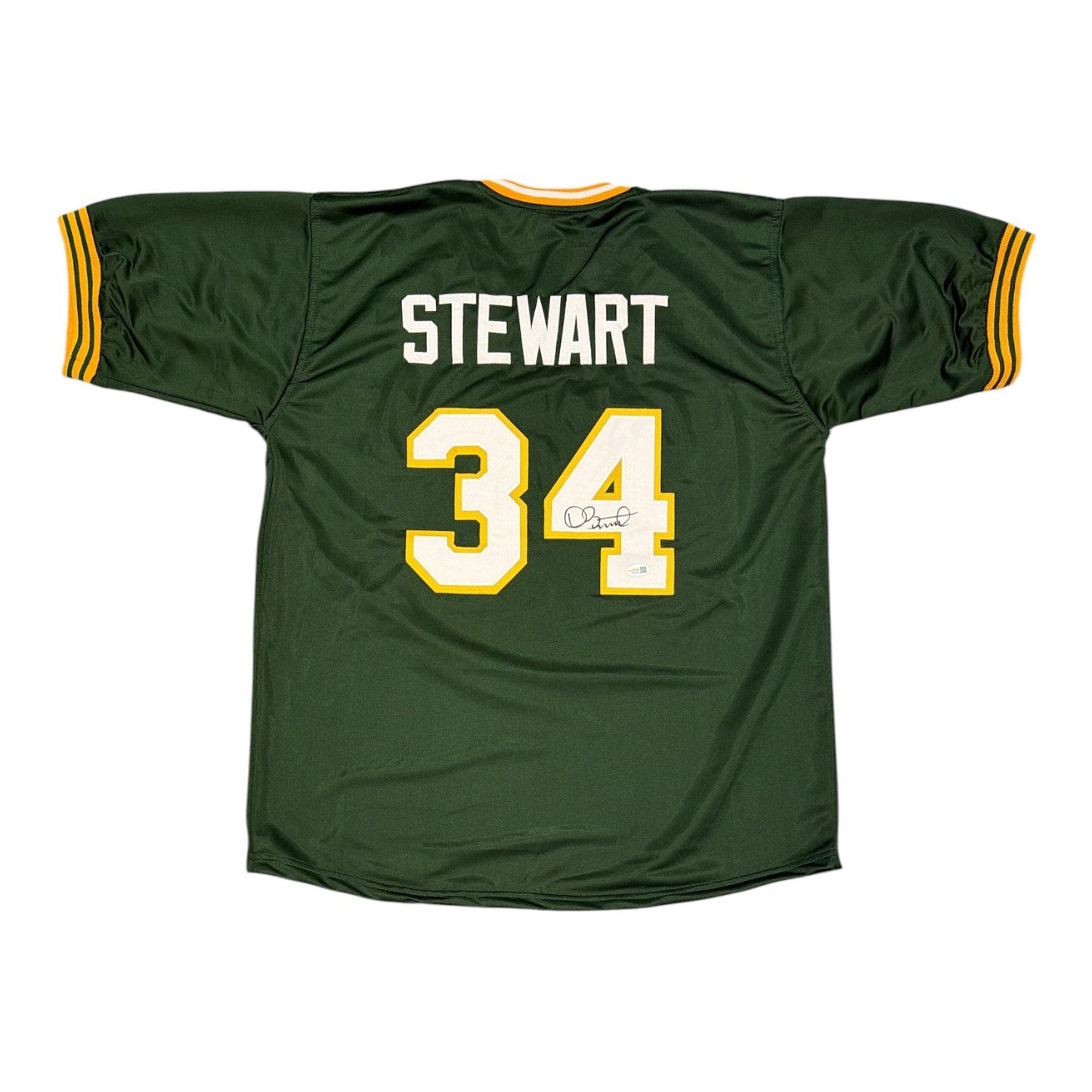 Dave Stewart Autographed Oakland Athletics Custom Jersey