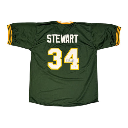 Dave Stewart Autographed Oakland Athletics Custom Jersey