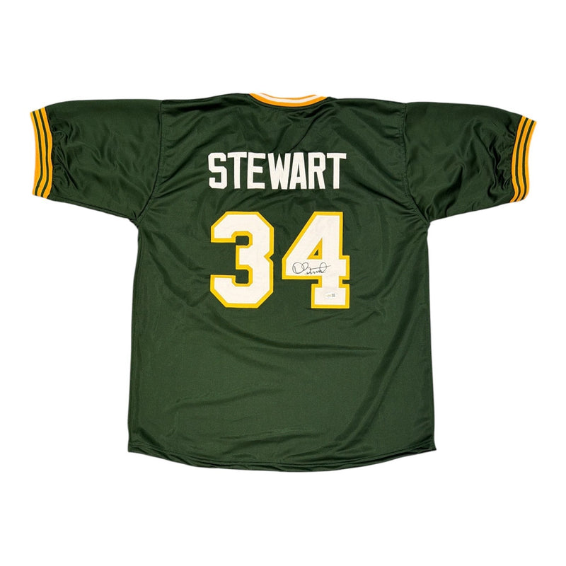 Dave Stewart Autographed Oakland Athletics Custom Jersey