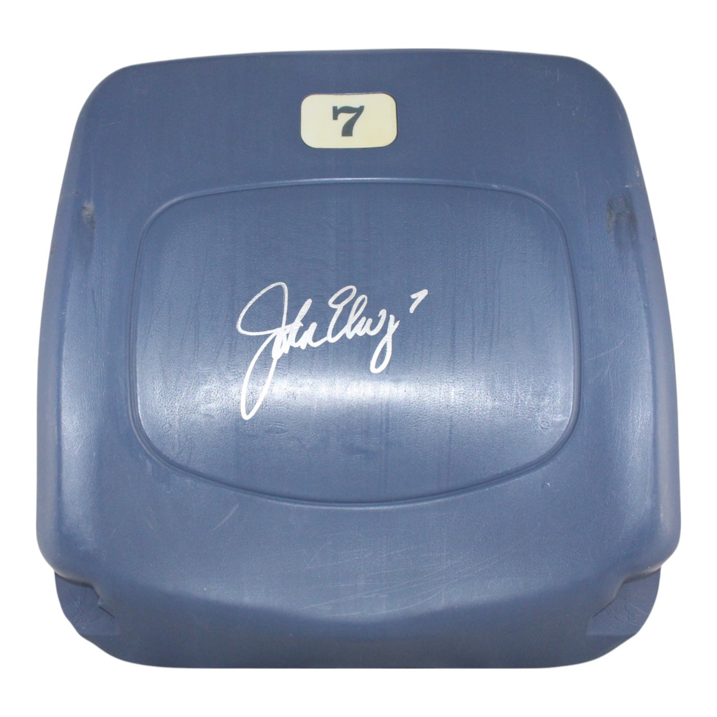 John Elway Denver Broncos Autographed Invesco Field Stadium Seat Back