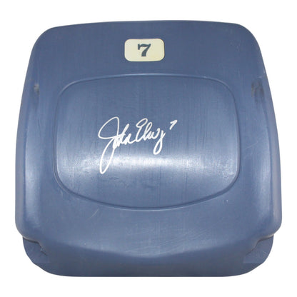 John Elway Denver Broncos Autographed Invesco Field Stadium Seat Back