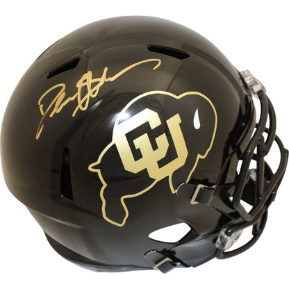 Deion Sanders Signed Colorado Buffaloes Full Size Replica Speed Helmet