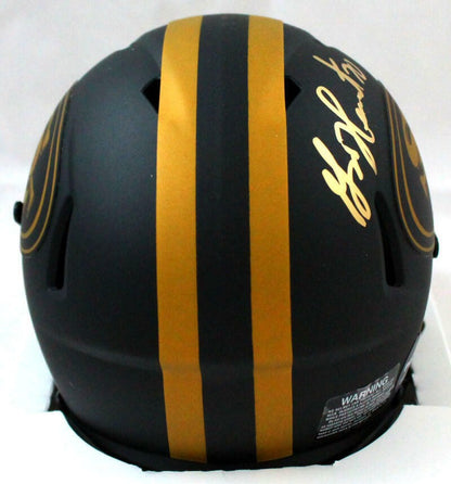 Garrison Hearst Signed San Francisco 49ers Eclipse Speed Mini Helmet