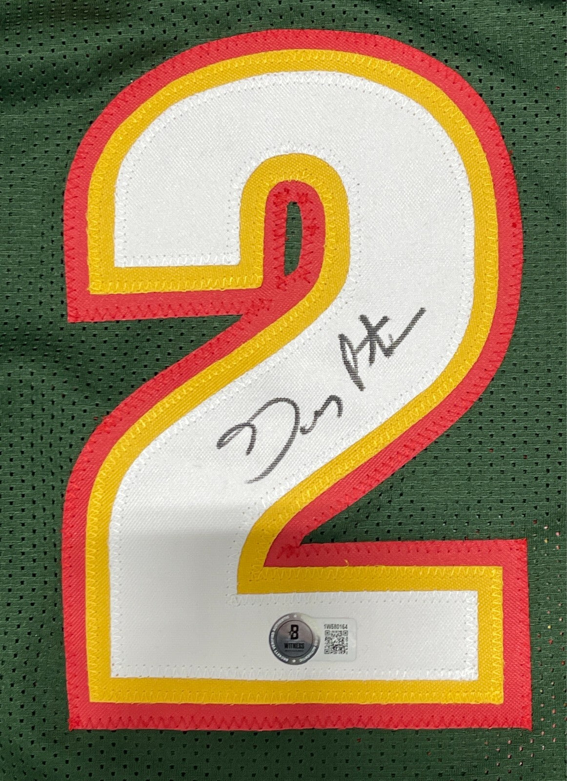 Gary Payton Autographed Seattle Supersonics Custom Basketball Jersey