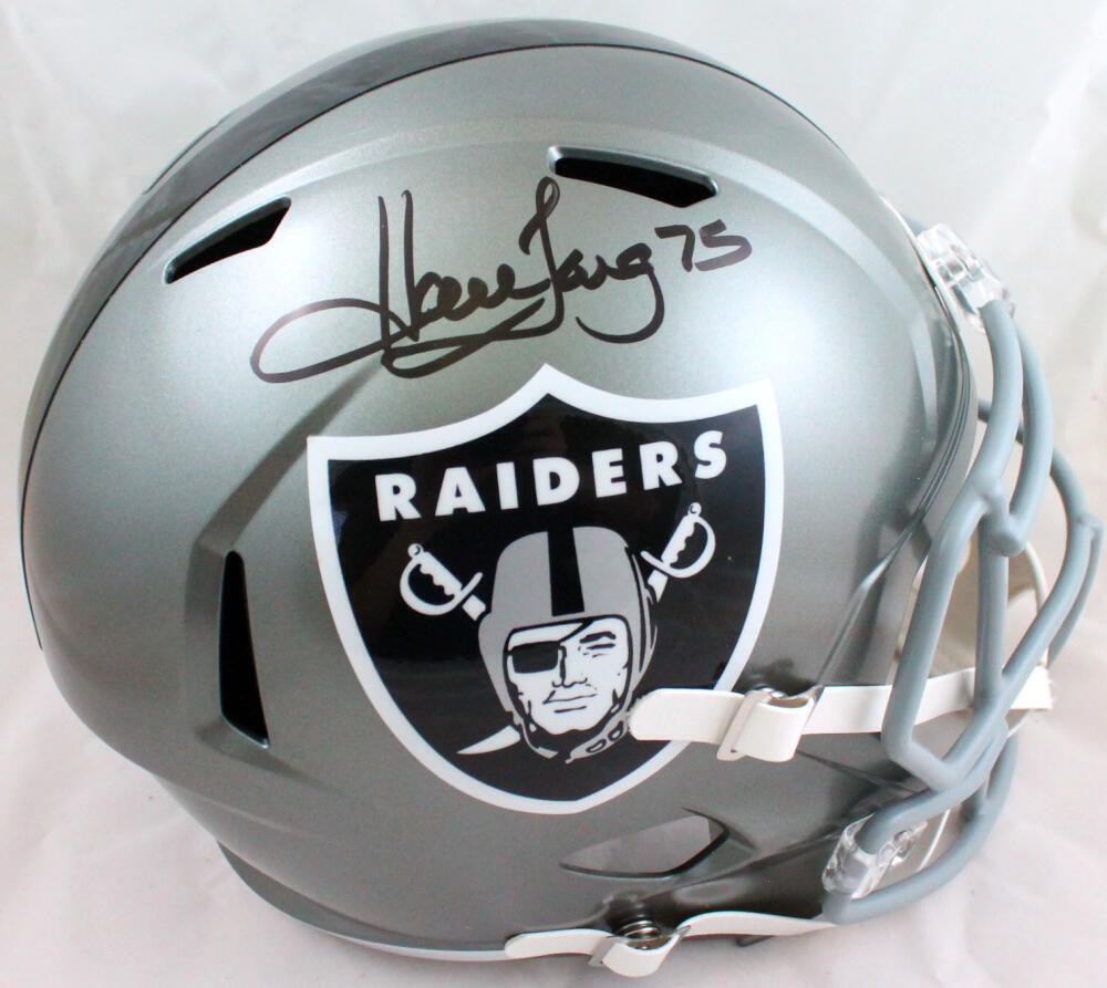 Howie Long Signed Oakland Raiders Full Size Flash Speed Helmet