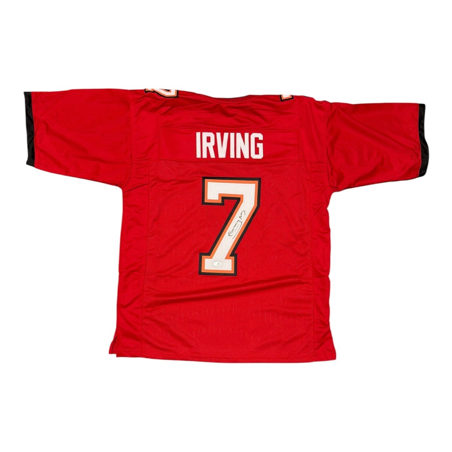 Bucky Irving Signed Tampa Bay Buccaneers Custom Red Jersey