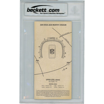 Doug Williams Washington Redskins Autographed Super Bowl XXII Ticket Stub