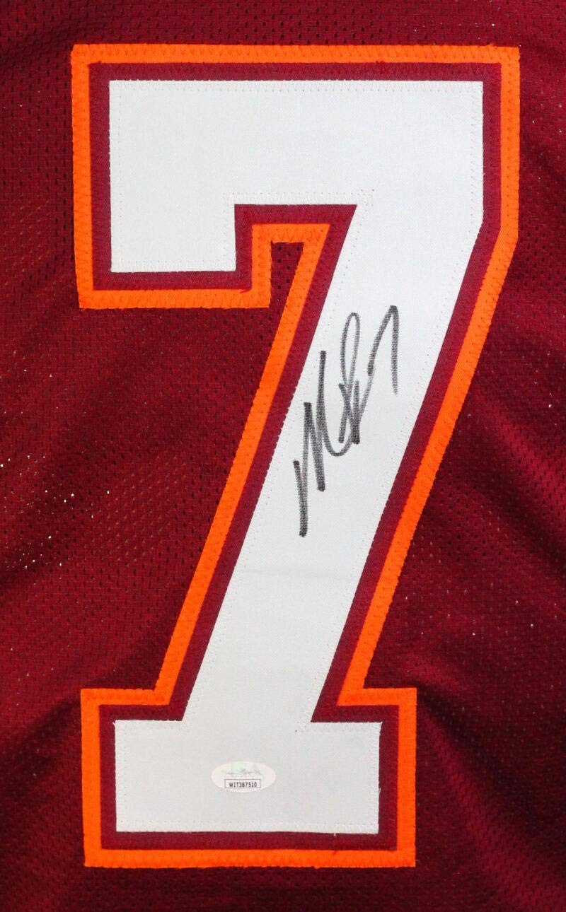 Michael Vick Autographed College Style Custom Jersey