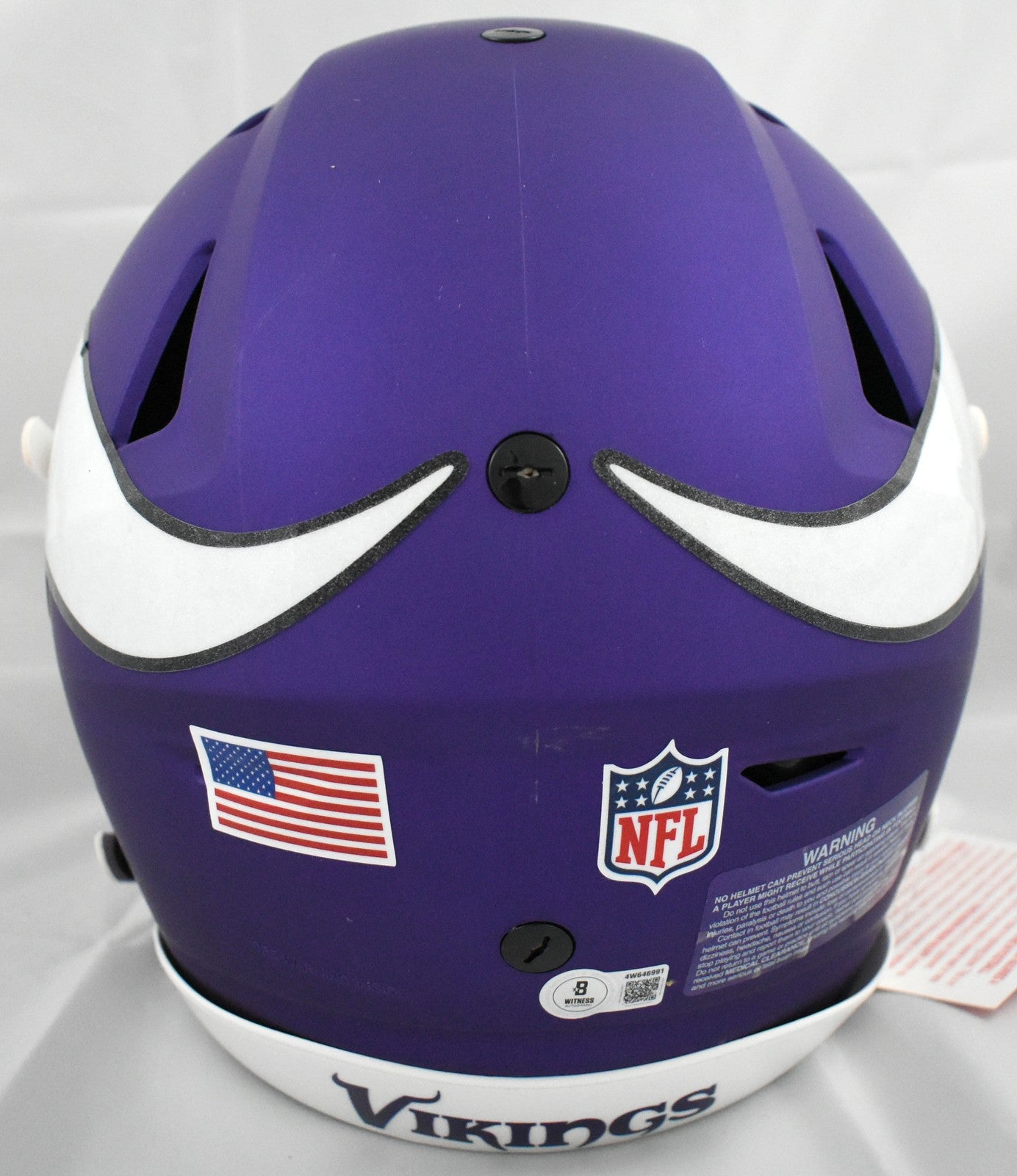 Justin Jefferson Autographed Minnesota Vikings SpeedFlex Helmet