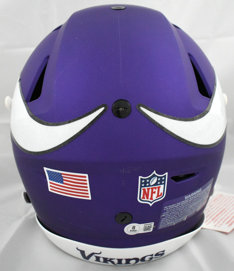 Justin Jefferson Autographed Minnesota Vikings SpeedFlex Helmet