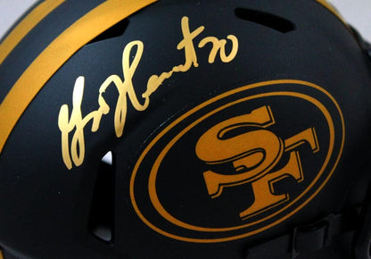 Garrison Hearst Signed San Francisco 49ers Eclipse Speed Mini Helmet