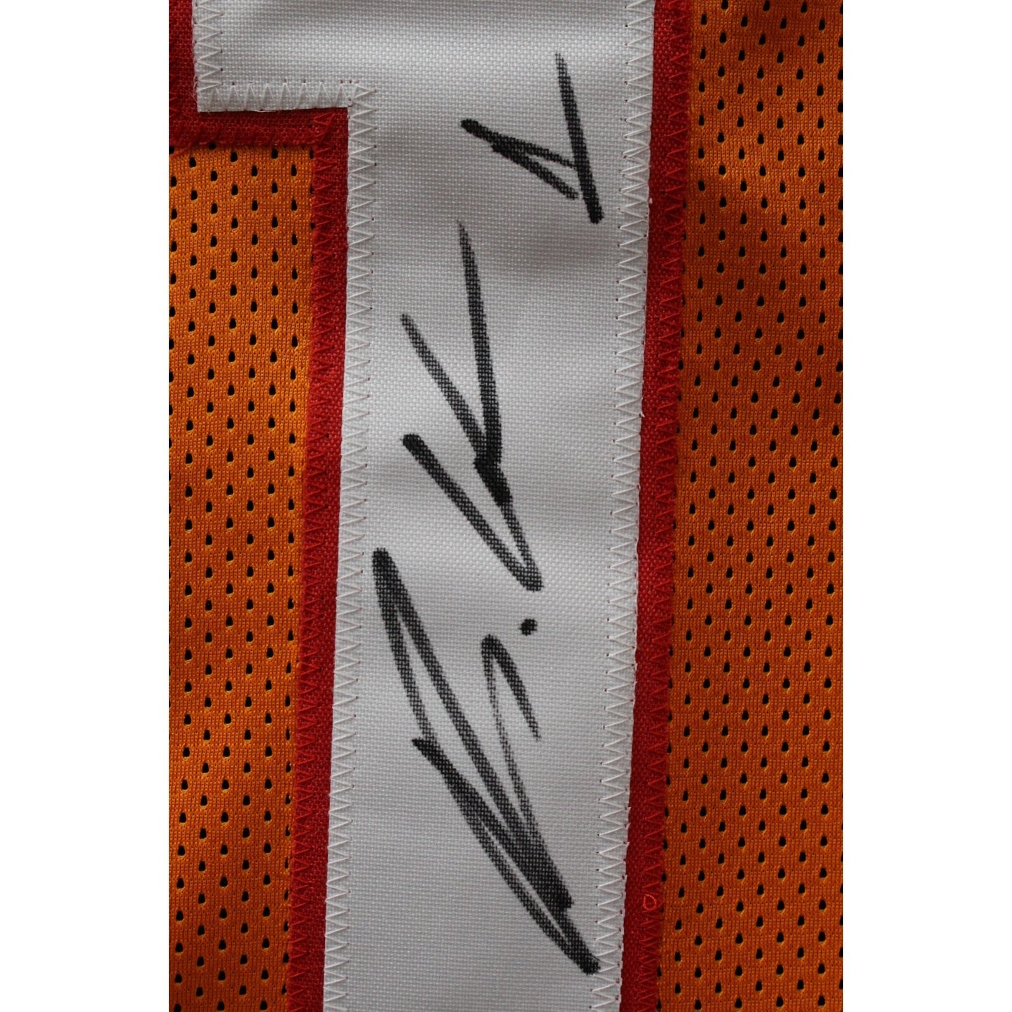 Rachaad White Autographed Tampa Bay Orange Throwback Custom Jersey