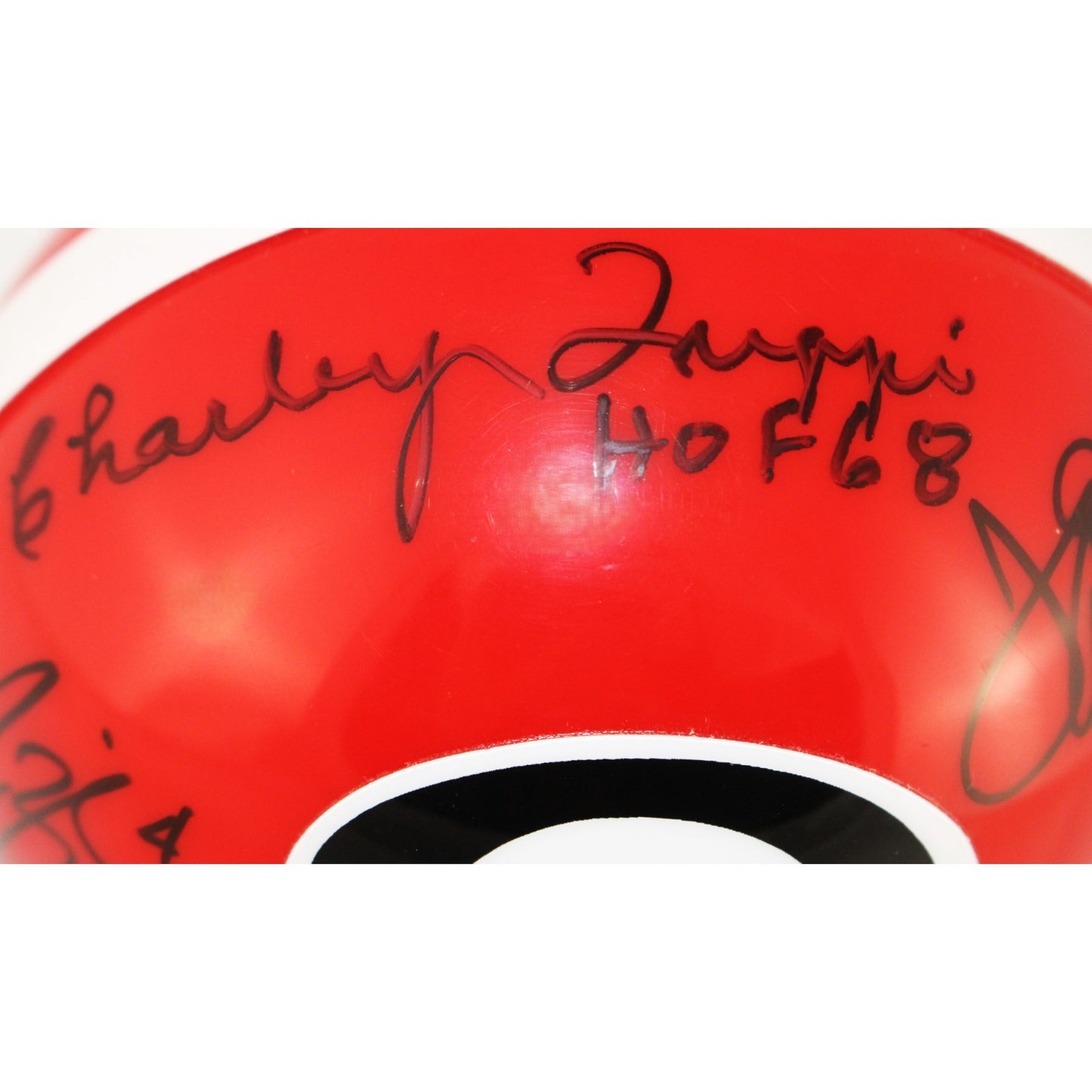 Terrell Davis, Champ Bailey & Charley Trippi Signed Georgia Mini Helmet