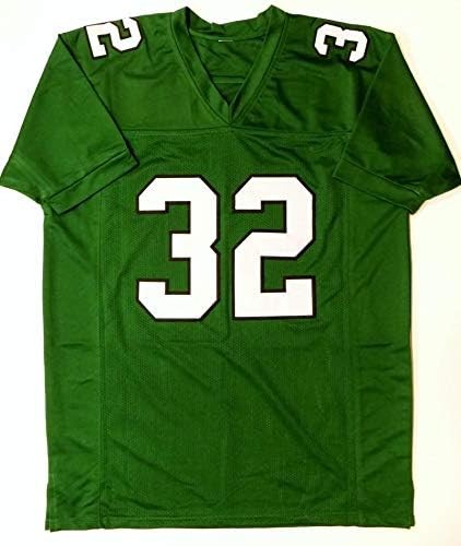 Ricky Watters Signed Green Custom Football Jersey