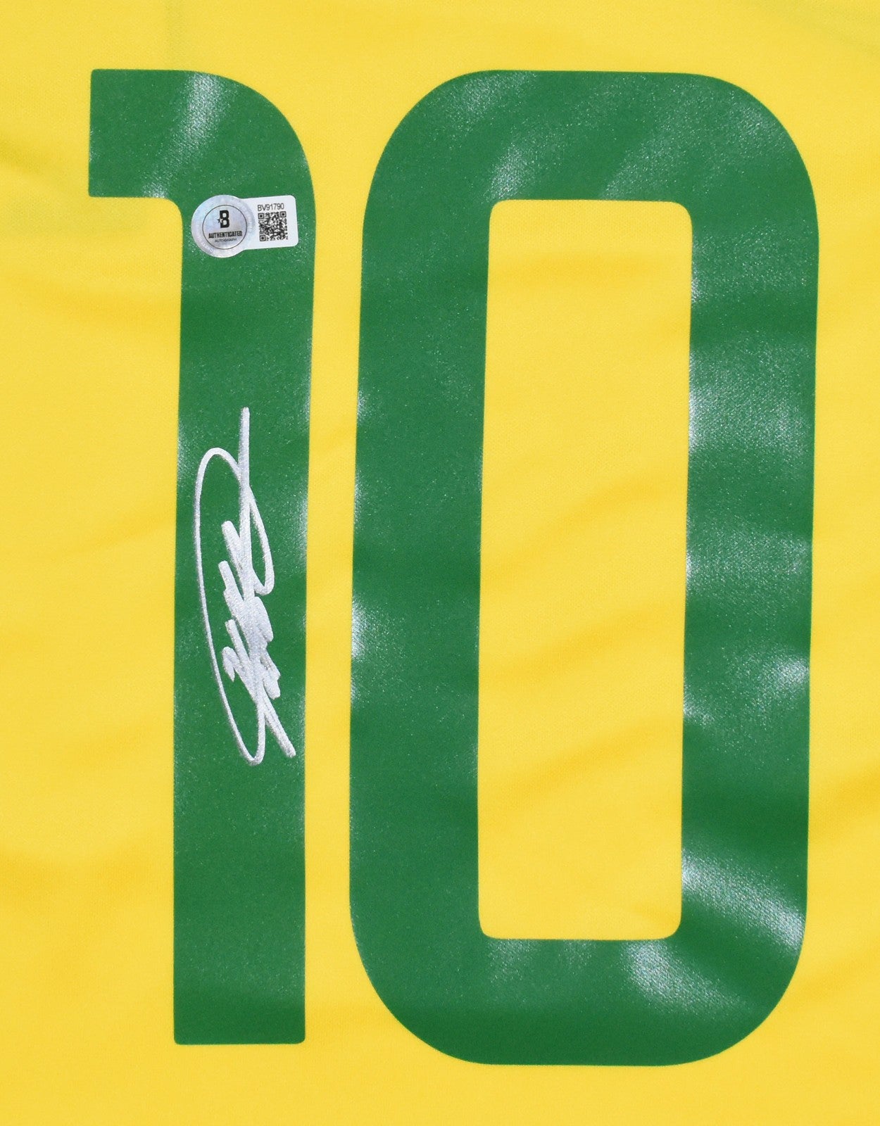 Kaka Autographed Brazil National Team Home Jersey