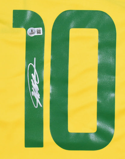 Kaka Autographed Brazil National Team Home Jersey
