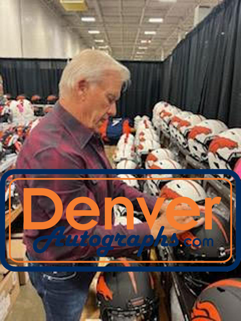 John Elway Signed Denver Broncos 2022 Salute to Service Full Size Helmet