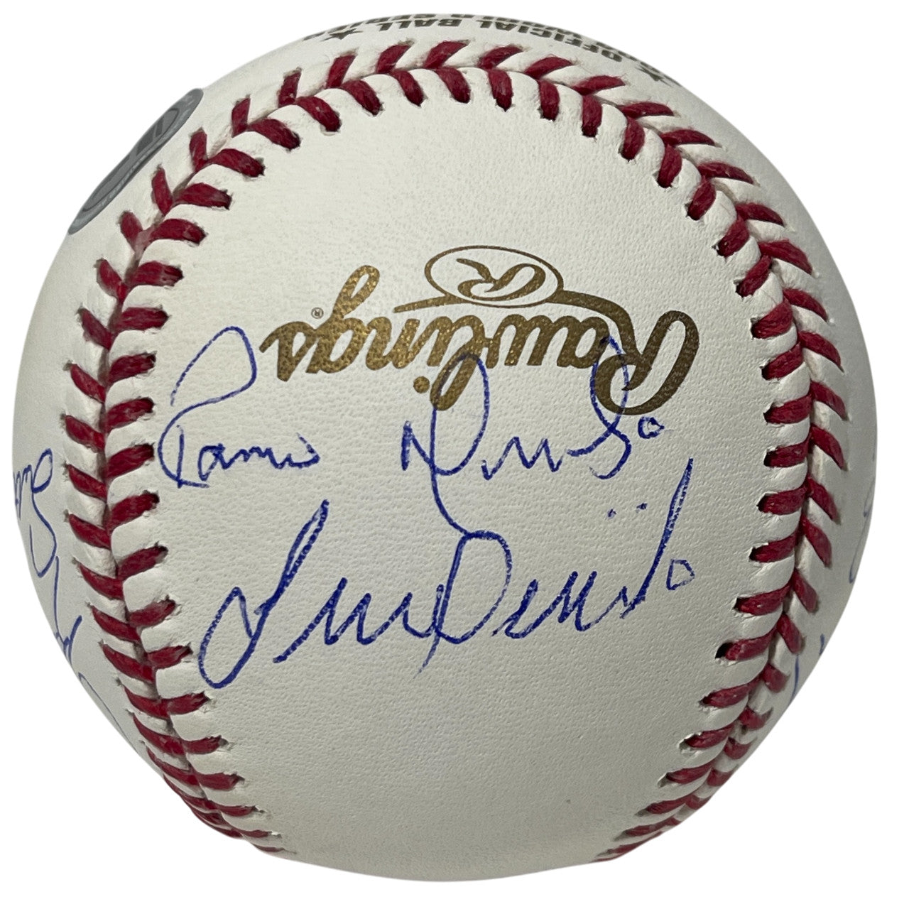2004 Boston Red Sox Team Signed World Series Baseball (11 Sigs) BAS