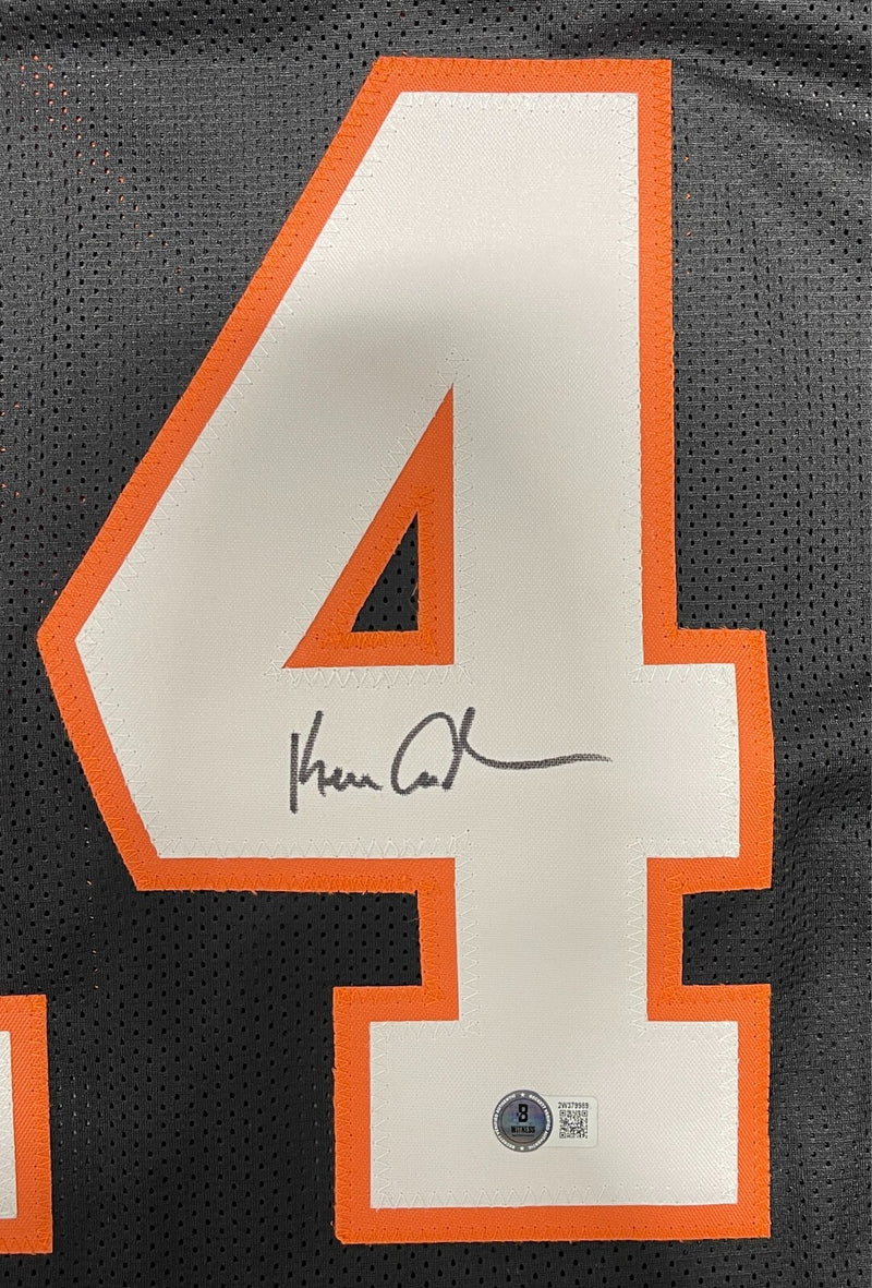 Ken Anderson Autographed Cincinnati Bengals Custom Football Jersey BAS