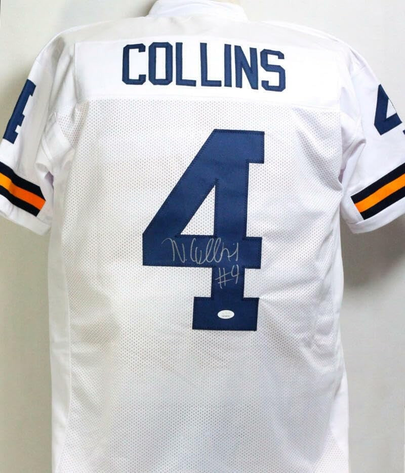 Nico Collins Autographed White Custom Jersey