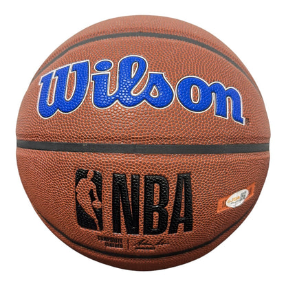 Gerald Wilkins Autographed New York Knicks Basketball