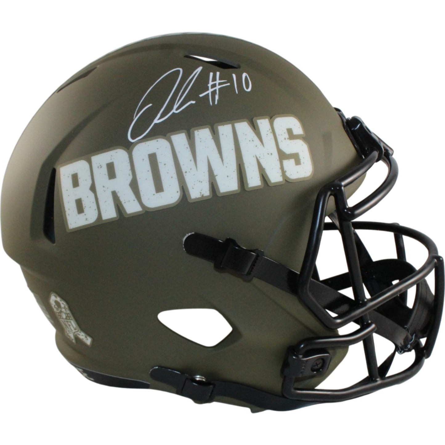 Quinshon Judkins Signed Cleveland Browns 2022 STS Full Size Helmet