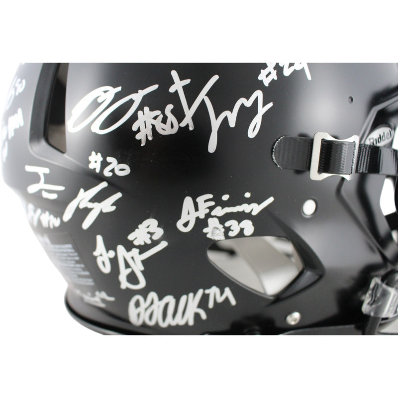 Ohio State Buckeyes Team Signed Authentic Full Size Helmet (19 Signatures)