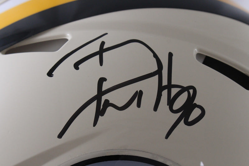 TJ Watt Pittsburgh Steelers Autographed Full Size Authentic Retro Helmet