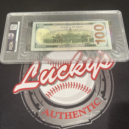 Floyd Mayweather Jr. Signed $100 Bill PSA 10 Auto with 4 Inscriptions
