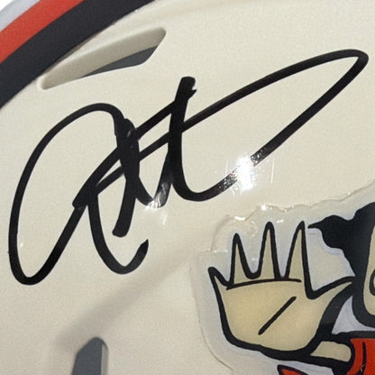 Eric Metcalf Signed Cleveland Browns Retro Mini Helmet