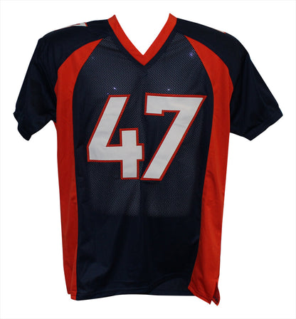 John Lynch Signed Denver Broncos Custom Football Jersey (Beckett)