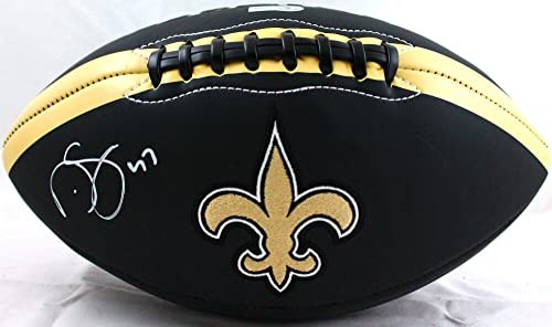 Darren Sproles Signed New Orleans Saints Black Logo Football