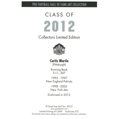 2012 Hall of Fame Multi-Signed Goal Line Art Card Set