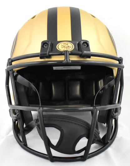 Frank Gore Signed San Francisco 49ers Full Size Rave Speed Helmet