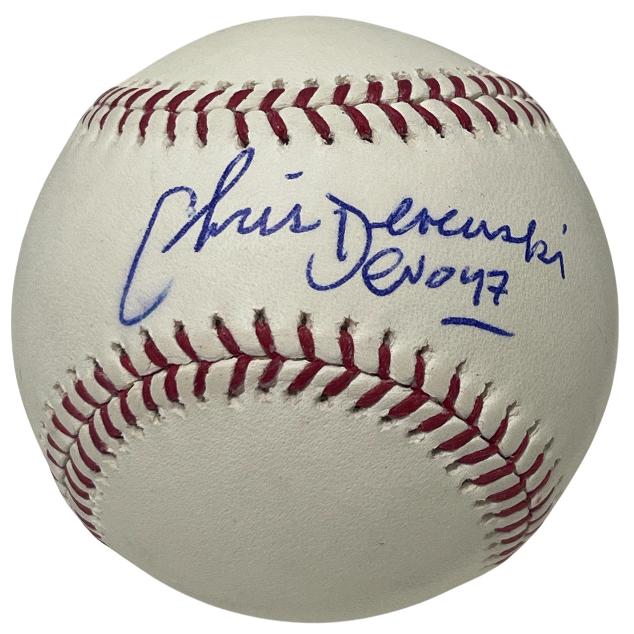 Chris Devenski Signed 2017 World Series Baseball "Devo" Inscription BAS