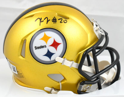 Kaleb Johnson Autographed Pittsburgh Steelers Mini Helmet
