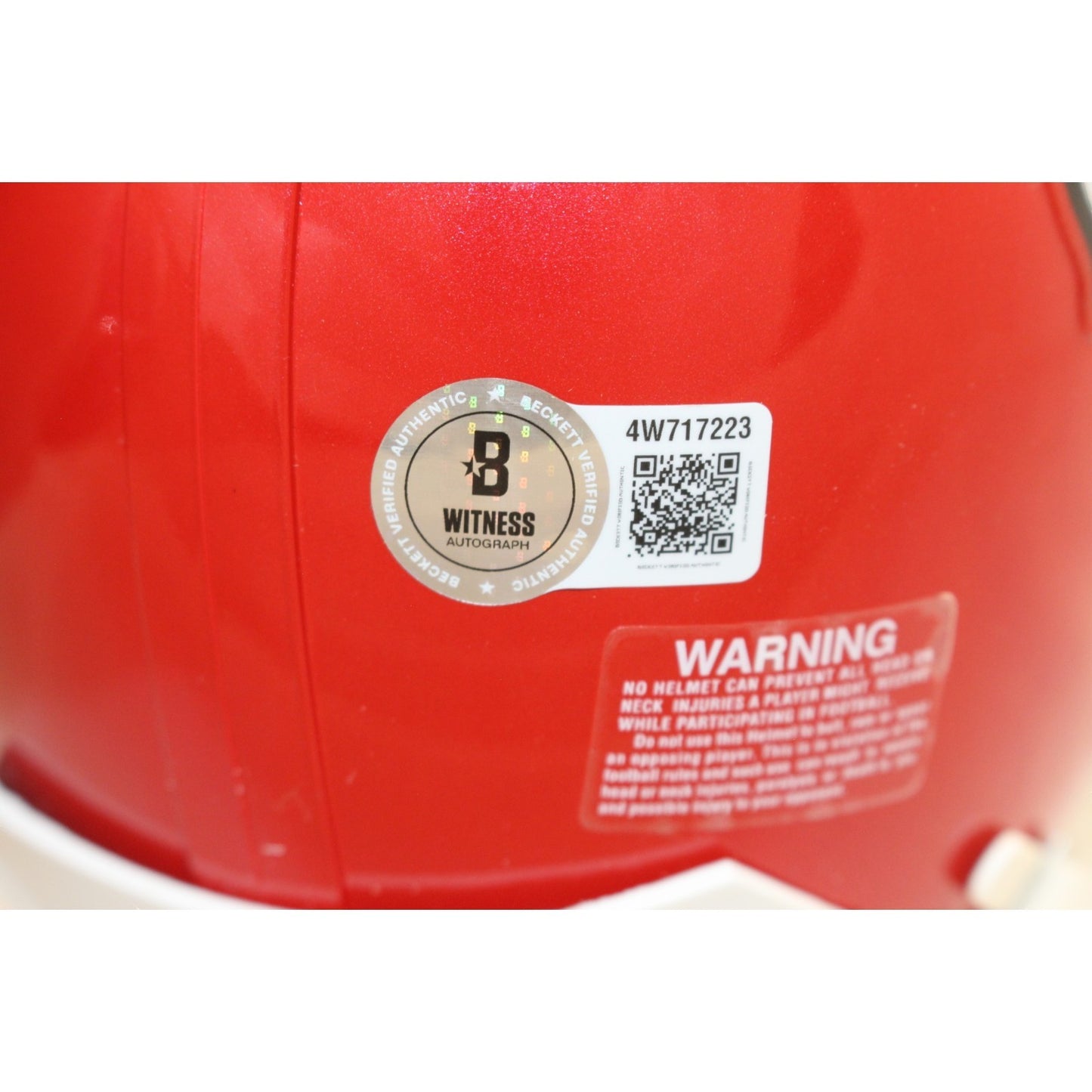 Tony Gonzalez Signed Kansas City Chiefs VSR4 Mini Helmet - HOF Inscribed